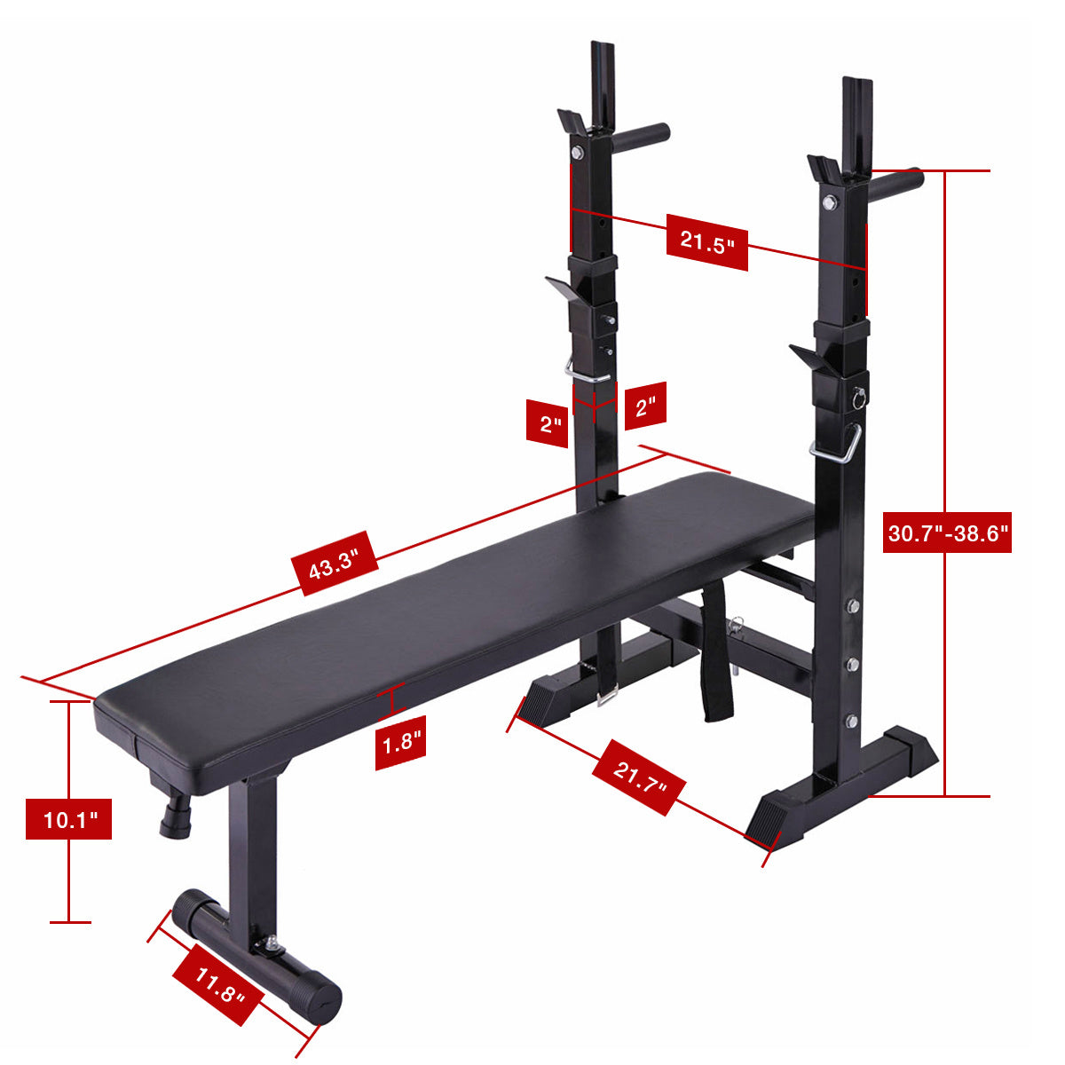 Banc de Musculation Reglable