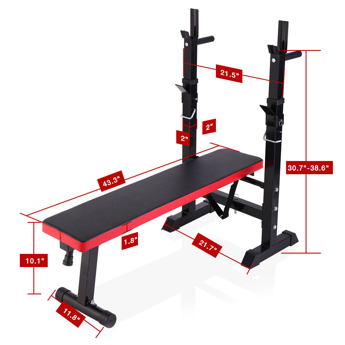 Banc de Musculation Reglable